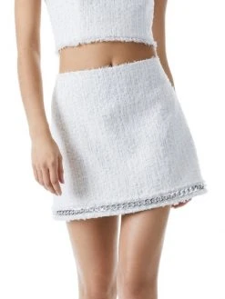 Alice + Olivia Elena Chain Tweed Miniskirt -Alice + Olivia Sales unnamed file 2466