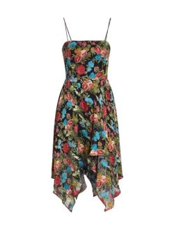 Alice + Olivia Heather Handkerchief Dress