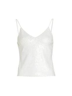 Alice + Olivia Dembray Camisole Off White -Alice + Olivia Sales unnamed file 2504