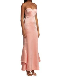 Alice + Olivia Phaedra Satin Bustier Gown -Alice + Olivia Sales unnamed file 2519
