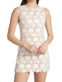 Alice + Olivia Clyde Crochet Floral Sheath Dress 9 Alice + Olivia Clyde Crochet Floral Sheath Dress -Alice + Olivia Sales unnamed file 2525