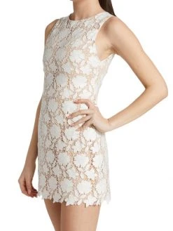 Alice + Olivia Clyde Crochet Floral Sheath Dress 10 Alice + Olivia Clyde Crochet Floral Sheath Dress -Alice + Olivia Sales unnamed file 2526