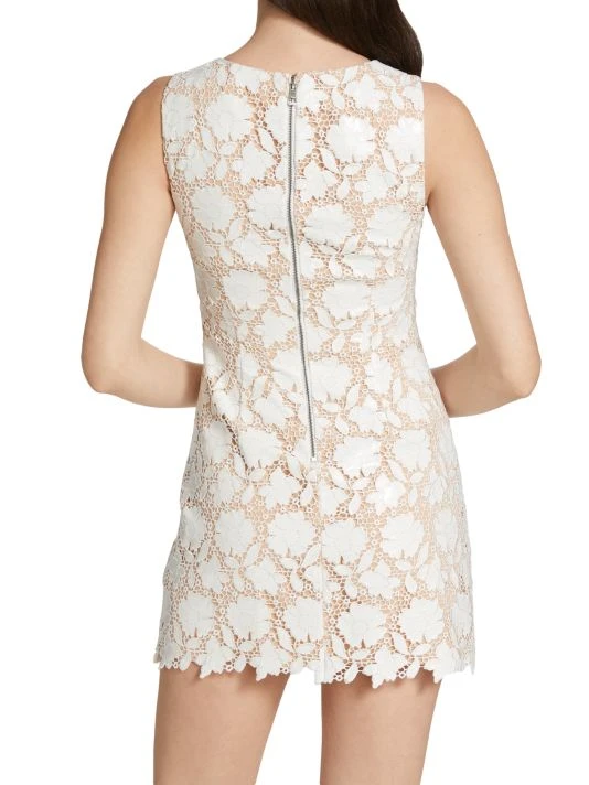 Alice + Olivia Clyde Crochet Floral Sheath Dress 5 Alice + Olivia Clyde Crochet Floral Sheath Dress - Image 5