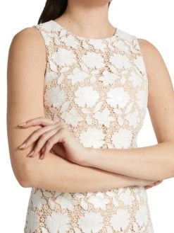 Alice + Olivia Clyde Crochet Floral Sheath Dress 12 Alice + Olivia Clyde Crochet Floral Sheath Dress -Alice + Olivia Sales unnamed file 2528