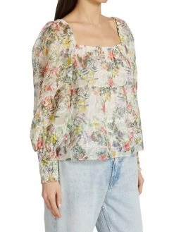 Alice + Olivia Rowa Square-Neck Eyelet Lace Top 10 Alice + Olivia Rowa Square-Neck Eyelet Lace Top -Alice + Olivia Sales unnamed file 2533