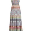 Alice + Olivia Minka Tassel-Fringe Maxi Dress