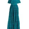 Alice + Olivia Kia Eyelet Off-The-Shoulder Maxi Dress