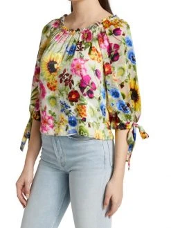 Alice + Olivia Alta Photographic Flower Top 10 Alice + Olivia Alta Photographic Flower Top -Alice + Olivia Sales unnamed file 2622