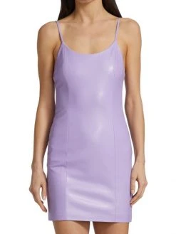 Alice + Olivia Nelle Vegan Leather Minidress 9 Alice + Olivia Nelle Vegan Leather Minidress -Alice + Olivia Sales unnamed file 2653
