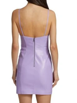 Alice + Olivia Nelle Vegan Leather Minidress 11 Alice + Olivia Nelle Vegan Leather Minidress -Alice + Olivia Sales unnamed file 2655
