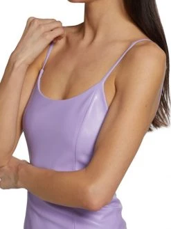 Alice + Olivia Nelle Vegan Leather Minidress 12 Alice + Olivia Nelle Vegan Leather Minidress -Alice + Olivia Sales unnamed file 2656