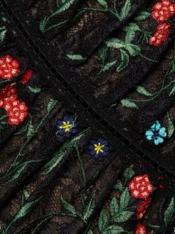 Alice + Olivia Mckenna Embroidered Empire Waist Gown -Alice + Olivia Sales unnamed file 2692