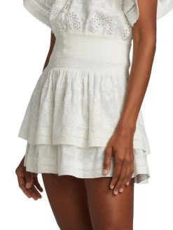 Alice + Olivia Bethie Tiered Miniskirt 10 Alice + Olivia Bethie Tiered Miniskirt -Alice + Olivia Sales unnamed file 2703