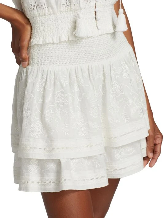 Alice + Olivia Bethie Tiered Miniskirt 6 Alice + Olivia Bethie Tiered Miniskirt - Image 6