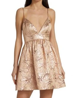 Alice + Olivia Foley Floral Brocade Minidress -Alice + Olivia Sales unnamed file 2716