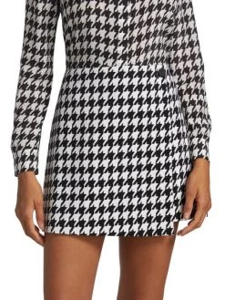 Alice + Olivia Renna Houndstooth Miniskirt -Alice + Olivia Sales unnamed file 2748