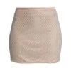 Alice + Olivia Ramos Crystal-Embellished Miniskirt