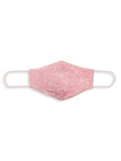 Alice + Olivia Abbi Structured Paisley Face Mask
