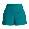 Alice + Olivia Donald Linen-Blend Shorts Ocean Blue