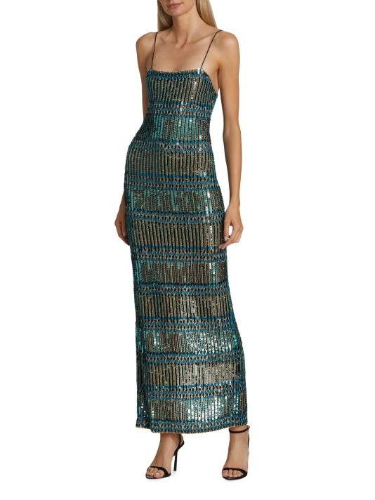 Alice + Olivia Fifi Embellished Maxi-Dress 2 Alice + Olivia Fifi Embellished Maxi-Dress - Image 2