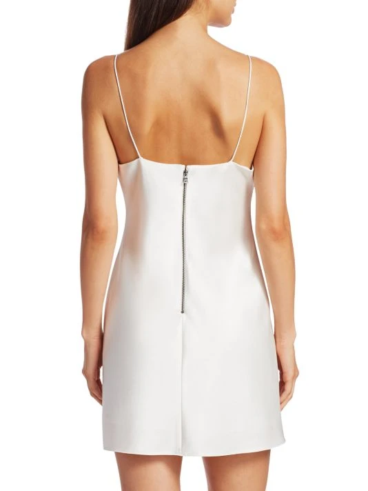 Alice + Olivia Harmony Mini Slip Dress Bright Poppy 5 Alice + Olivia Harmony Mini Slip Dress Bright Poppy - Image 5