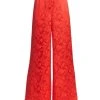 Alice + Olivia Willis Satin Wide-Leg Pants