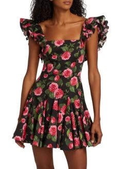 Alice + Olivia Floral-Print Minidress 10 Alice + Olivia Floral-Print Minidress -Alice + Olivia Sales unnamed file 392