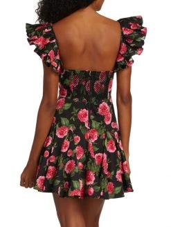 Alice + Olivia Floral-Print Minidress 12 Alice + Olivia Floral-Print Minidress -Alice + Olivia Sales unnamed file 394