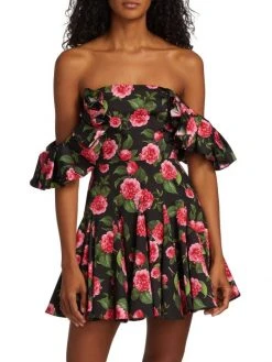 Alice + Olivia Floral-Print Minidress 13 Alice + Olivia Floral-Print Minidress -Alice + Olivia Sales unnamed file 395