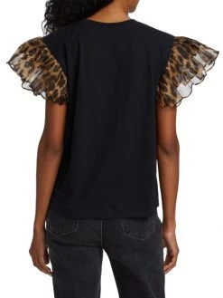 Alice + Olivia Miller Ruffle-Shoulder Boyfriend Tank 11 Alice + Olivia Miller Ruffle-Shoulder Boyfriend Tank -Alice + Olivia Sales unnamed file 454