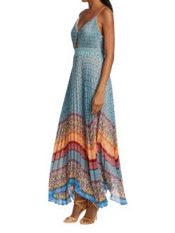 Alice + Olivia Gloria Chain-Strap Pleated Maxi Dress 10 Alice + Olivia Gloria Chain-Strap Pleated Maxi Dress -Alice + Olivia Sales unnamed file 495