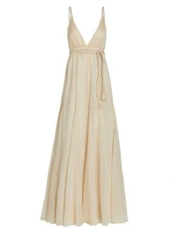 Alice + Olivia Carisa V-Neck Gown