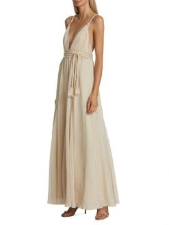 Alice + Olivia Carisa V-Neck Gown -Alice + Olivia Sales unnamed file 506
