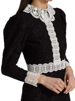 Alice + Olivia Kaitlyn Floral Lace & Crochet Minidress 12 Alice + Olivia Kaitlyn Floral Lace & Crochet Minidress -Alice + Olivia Sales unnamed file 522