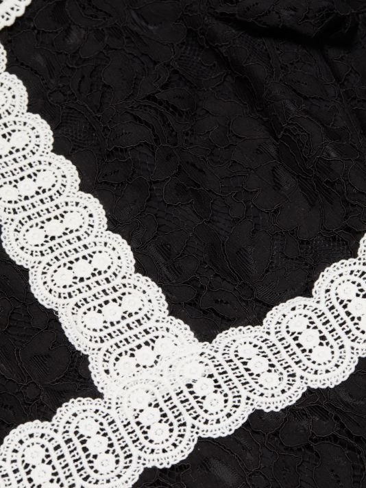 Alice + Olivia Kaitlyn Floral Lace & Crochet Minidress 7 Alice + Olivia Kaitlyn Floral Lace & Crochet Minidress - Image 7