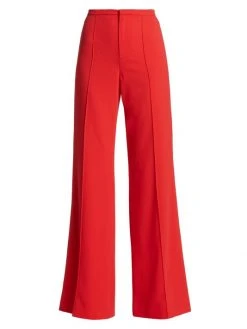 Alice + Olivia Dylan High-Waisted Wide-Leg Pants