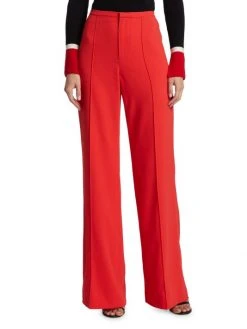 Alice + Olivia Dylan High-Waisted Wide-Leg Pants -Alice + Olivia Sales unnamed file 539
