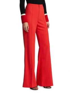 Alice + Olivia Dylan High-Waisted Wide-Leg Pants -Alice + Olivia Sales unnamed file 540