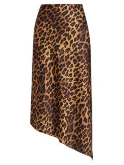 Alice + Olivia Maeve Asymmetric Slip Skirt