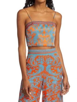 Alice + Olivia Athena Printed Wide-Leg Pants 9 Alice + Olivia Athena Printed Wide-Leg Pants -Alice + Olivia Sales unnamed file 606