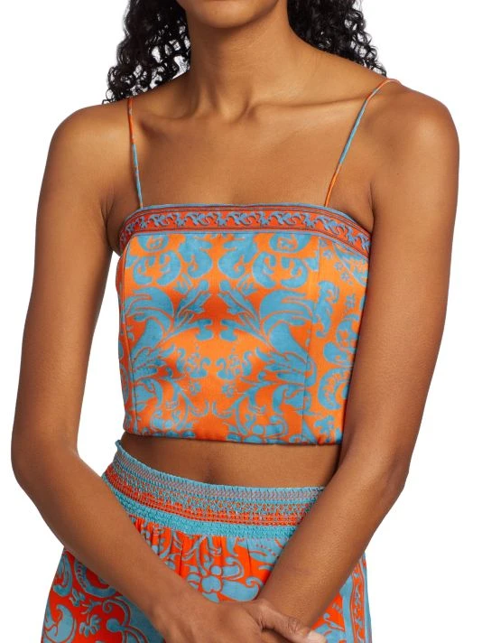 Alice + Olivia Athena Printed Wide-Leg Pants 6 Alice + Olivia Athena Printed Wide-Leg Pants - Image 6