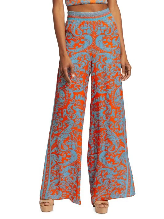 Alice + Olivia Ceresi Smocked Printed Tank 3 Alice + Olivia Ceresi Smocked Printed Tank - Image 3