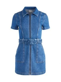Alice + Olivia Gorgeous Denim Dress
