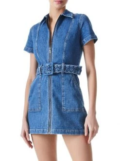 Alice + Olivia Gorgeous Denim Dress -Alice + Olivia Sales unnamed file 627