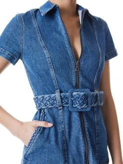 Alice + Olivia Gorgeous Denim Dress -Alice + Olivia Sales unnamed file 629