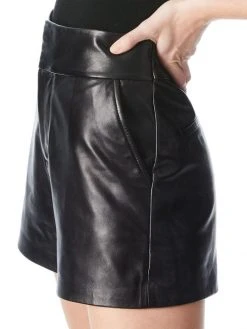 Alice + Olivia Cady Faux Leather Shorts -Alice + Olivia Sales unnamed file 642