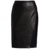 Alice + Olivia Siobhan Faux Leather Midi-Skirt