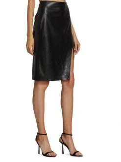 Alice + Olivia Siobhan Faux Leather Midi-Skirt -Alice + Olivia Sales unnamed file 646