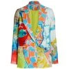 Alice + Olivia X Kidsuper Denny Printed Boyfriend Blazer