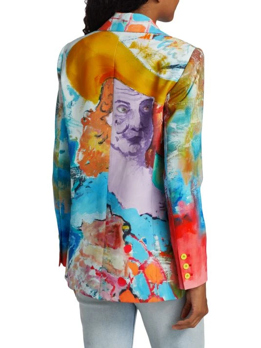 Alice + Olivia X Kidsuper Denny Printed Boyfriend Blazer 5 Alice + Olivia X Kidsuper Denny Printed Boyfriend Blazer - Image 5